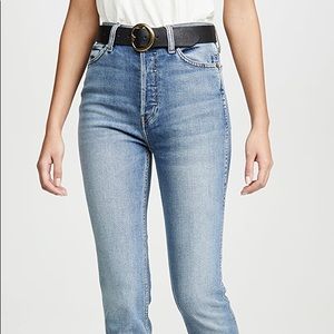 Redone jeans double needle
